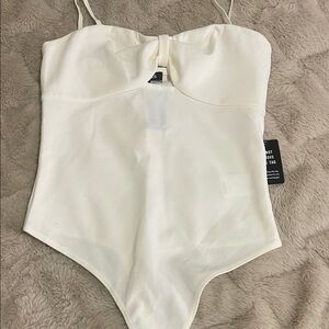 Express White Bodysuit